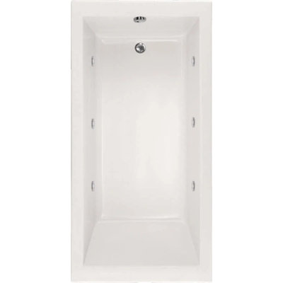 Lacey 60'' x 30'' Whirlpool Acrylic Bathtub