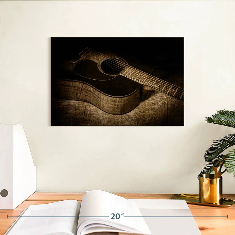 Guitare acoustique Abarca Vintage, H 8 po x l 12 po