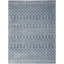 Tapis bleu marocain lavable à la machine Kittie-882523818