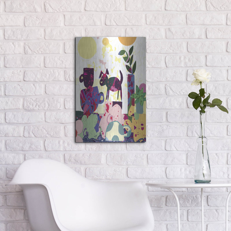 Red Barrel Studio® «Early June» par Holly McGee, art mural en métal, H 24 po x l 16 po