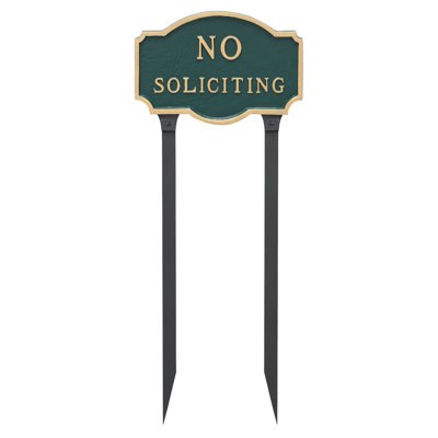 Weather Resistant Metal Garden Sign