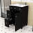 Chic 24-Inch 2 Drawers Bathroom Vanity with Ceramic Sink and Space-Saving Design-90143504-85270376