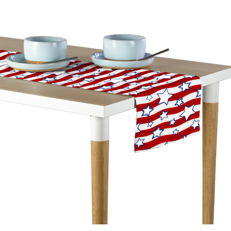 Atelier Geometric Table Runner, 108" x 14"