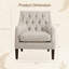 Charmant fauteuil d'appoint capitonné pour des espaces de vie élégants-1420284609
