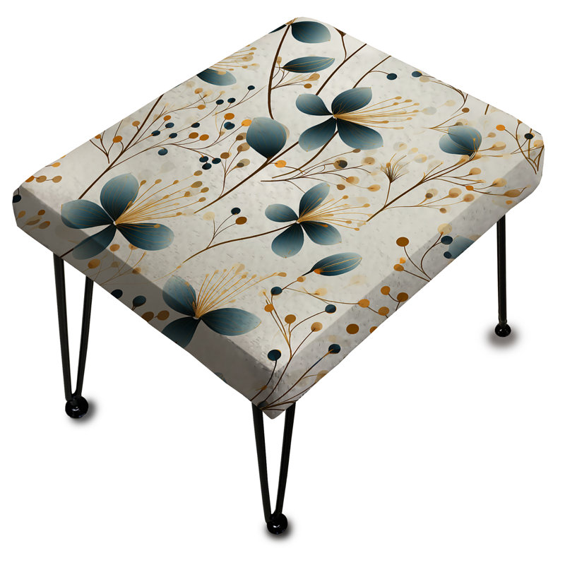 Reddick - Repose-pieds rectangulaire Plants