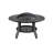 39.37" Round Cold-Rolled Steel Charcoal Wood Burning Outdoor Fire Pit Table With Lid