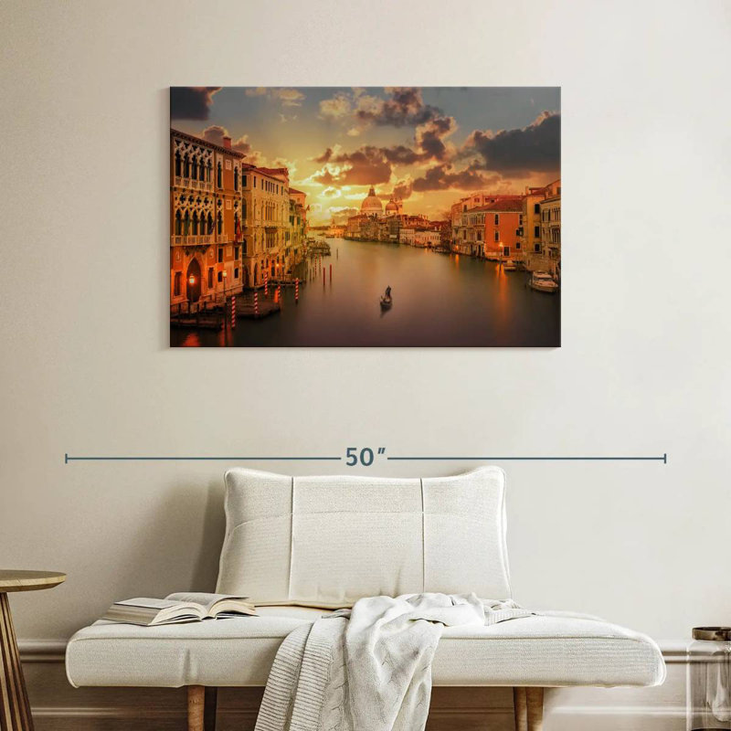 Tergel Sunset In Venice, 26'' H X 39'' W