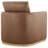 Bobbi Genuine Leather Swivel Armchair-109286173