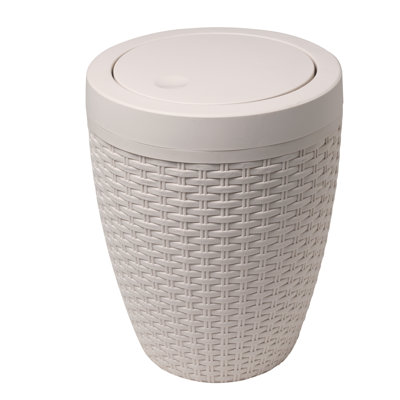 Wicker Kitchen Rubbish Bin - 1.32 L