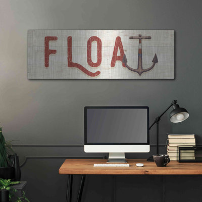 'Nautique VIII' by James Wiens, Metal Wall Art, 48"x16"
