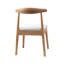 Ensemble de 4 chaises de salle à manger en bois massif, chaises d'appoint rembourrées, 4 pièces en bois véritable avec coussin-932551164-932551165