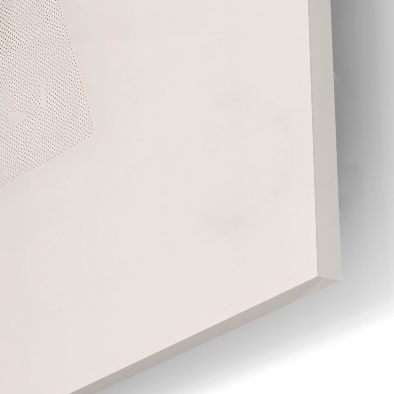 Art mural en verre Wrought Studio ™ «Abstract Minimalist Shapes No 8» par Andreas Magnusson, H 16 po x l 12 po x P 0,13 po