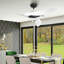 Ventilateur de plafond 3 pales 54 "avec télécommande