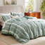 Ensemble de literie 100% coton bohème à housse de couette à motif de gaufres - ensemble de 3-106246531-106246535