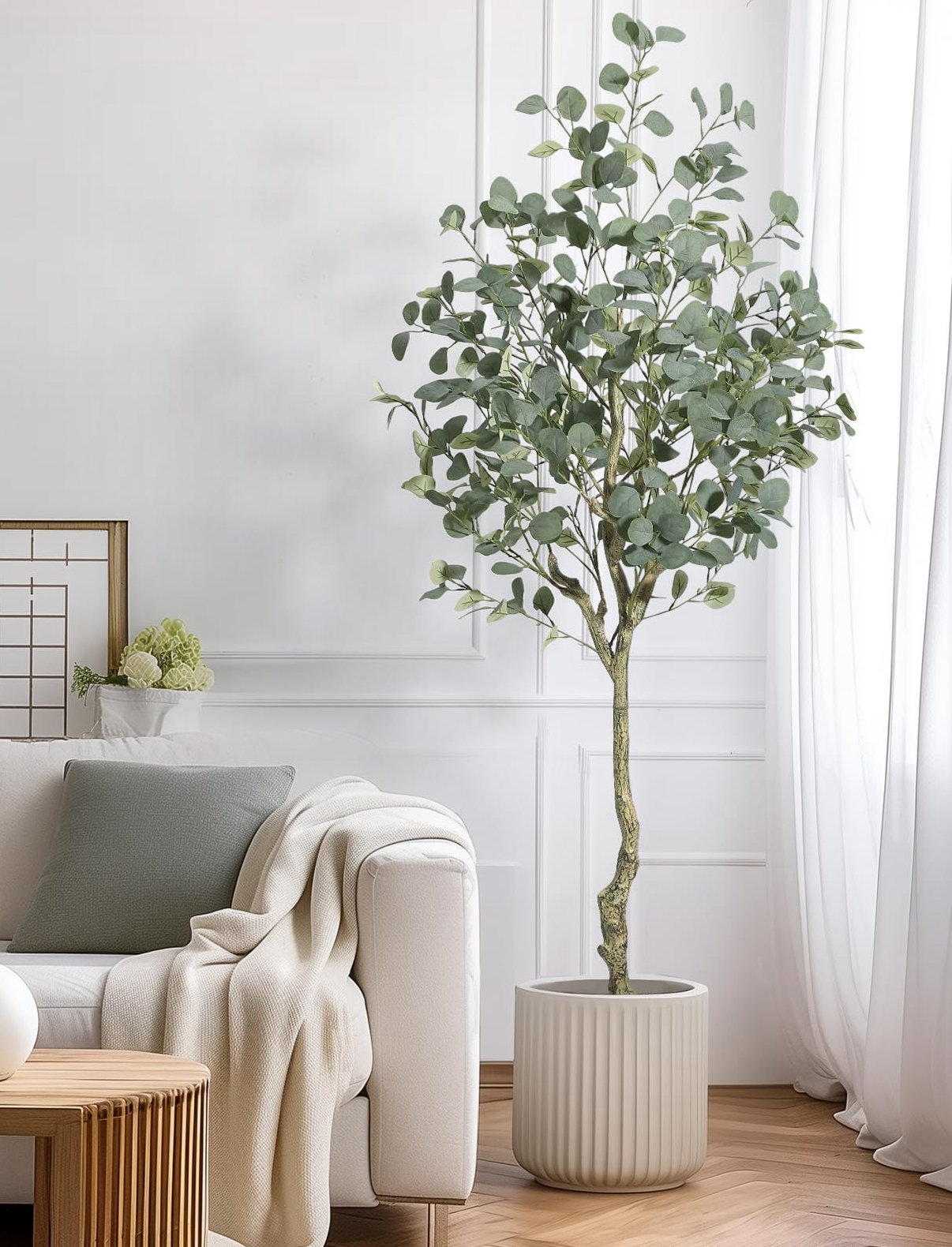 Primrue Eucalyptus Tree Artificial With Silver Dollar Leaves & Reviews | Wayfair