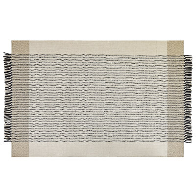 Mitchellville Striped Wool Hand Woven Area Rug