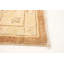 Tapis à main en laine brun/ivoire 6 pi x 8 pi 10 po one-of-kind-noué la 2010 ushak Debussy
