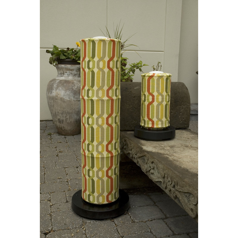 Lampe de table d'extérieur à DEL intégrée 16 "à brancher PatioGlo, Algue
