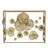 Khashif Mirrored Glass Top End Table
