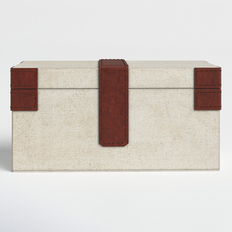 Alyn Faux Leather Decorative Trunk