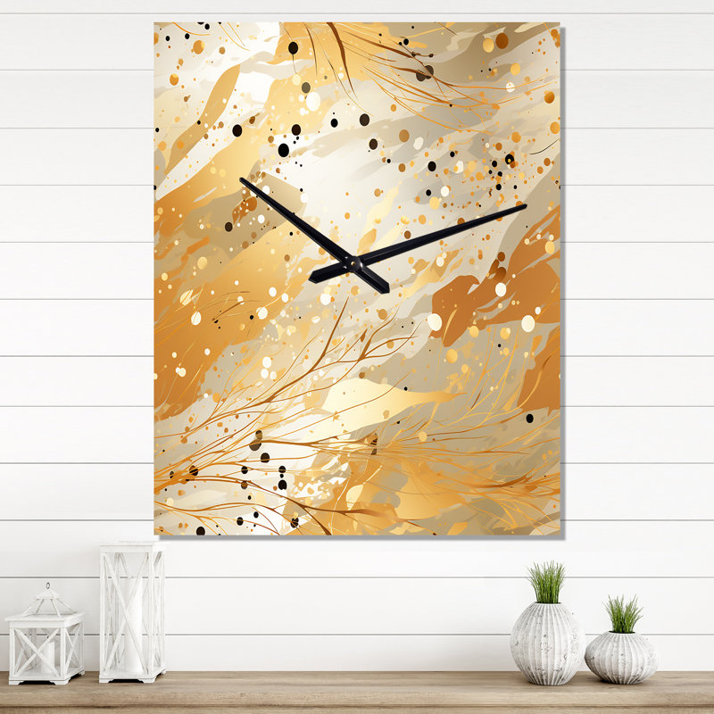 Horloge murale moderne Janeia, Moyen