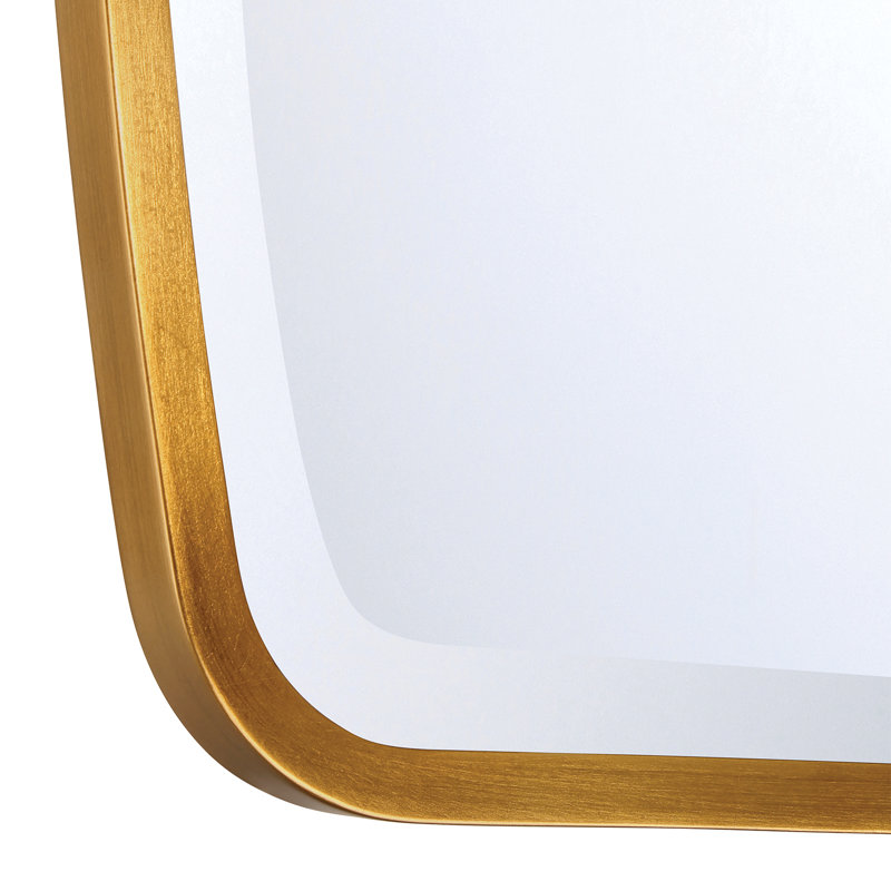 Hermina Mirror, Antique Gold