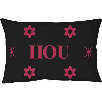 Houston Basketball Microfiber Body Pillow 20 inch x 54 inch