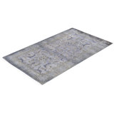 Overdyed One-of-a-Kind 3' 1" x 5' 4" Hand Knotted Area Rug
