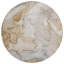 Tapis d'intérieur rond 8 po beige