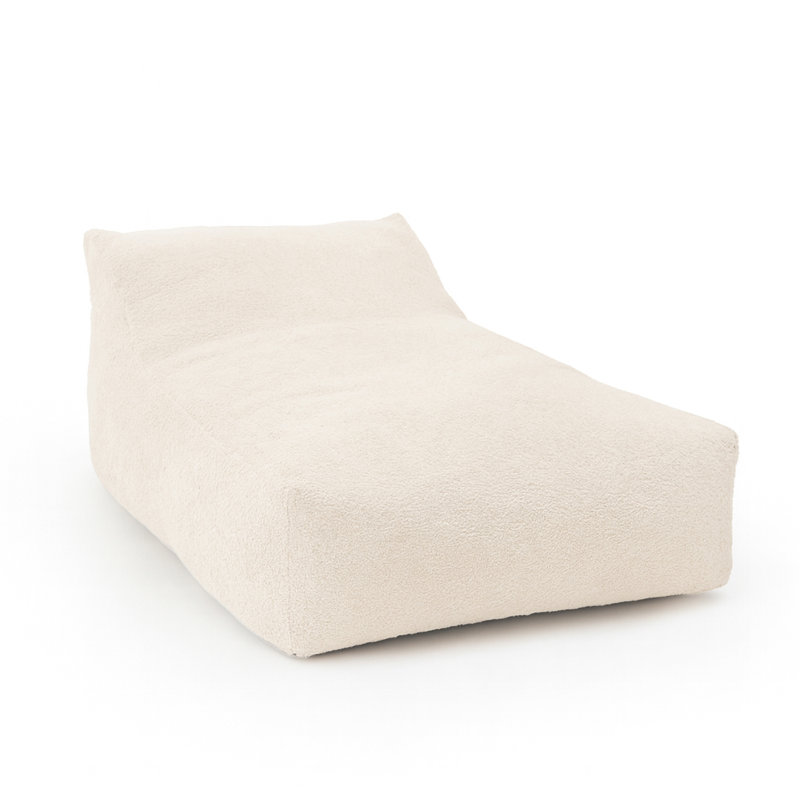 Fauteuil à billes beige sans accoudoirs