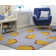 Kehr Multi Tacos Novelty Multi Pink Printed Distressed Machine Washable Area Rug