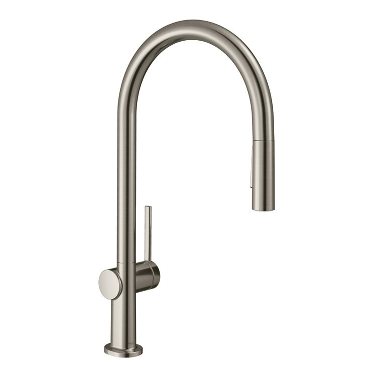 Hansgrohe 72800801 hansgrohe Talis N HighArc Kitchen Faucet, O-Style 2-Spray Pull-Down, 1.75 GPM