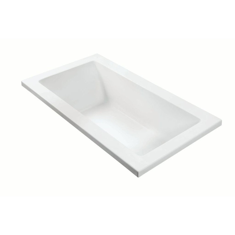 Andrea 26 Soaker Tub, White, Drop In