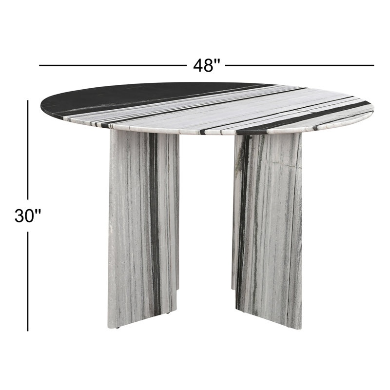 Celia Round Marble Dining Table