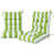 Vert / rayures blanches est en rupture de stock
