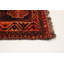 Tapis rouge unique fait à la main de conception unique 3 pi 7 po x 5 pi 4 po Antalya
