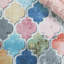 Tapis bleu / rouge Edroy-536379582