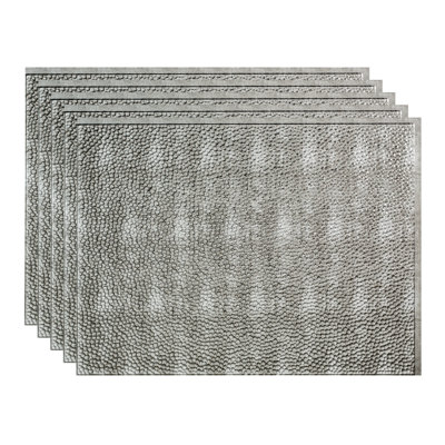 FASÄDE Hammered Decorative Vinyl Backsplash 15 sq ft Kit