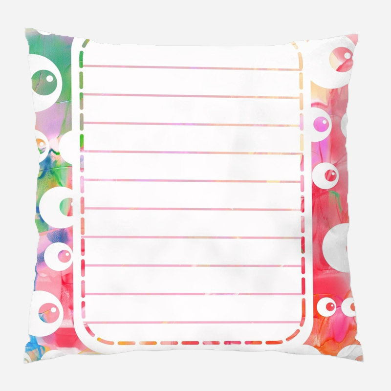 Housse de coussin d'extérieur carré Borrego, Microsuède, Intérieur