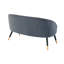 Ventanna 2 Seater Velvet Loveseat-1766157103
