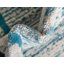 Tapis bleu contemporain Araceli-69564065