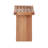 17.71 in. W Teak Shower Bench