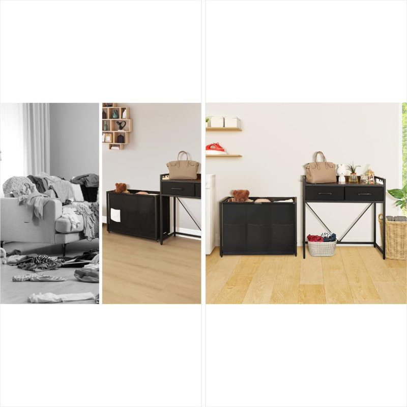 3-Section Rolling Laundry Hamper With Storage Shelf And Drawers, 120L Capacity Mobile Laundry Sorter Organizer With Wheels For Laundry Room, Bathroom, Or Bedroom