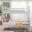 Lit superposé simple au dessus d'un lit double Jaedan Kids-373171814