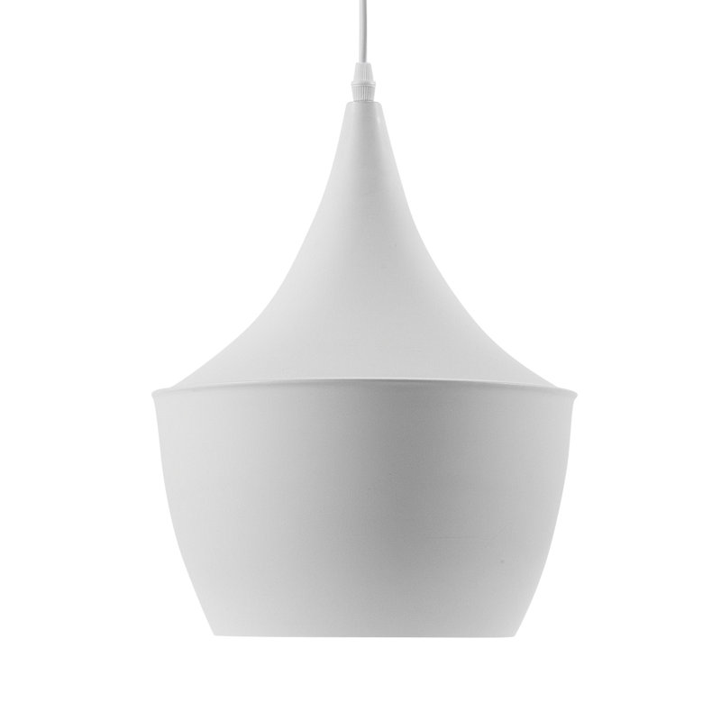 Caitie 1 - Light Cone Pendant, White/Gold