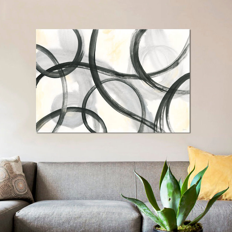« junctions », reproduction sur toile tendue, H 12 po x l 18 po x P 1,5 po, Toile tendue, Pas de tapis