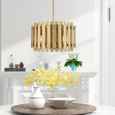 Greenwich 5 - Light Dimmable Drum Chandelier