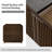 Melisa Modern 28"W 3-Drawer Fluted Curved End Table Simple Assemblly with Charging Station -1425314302