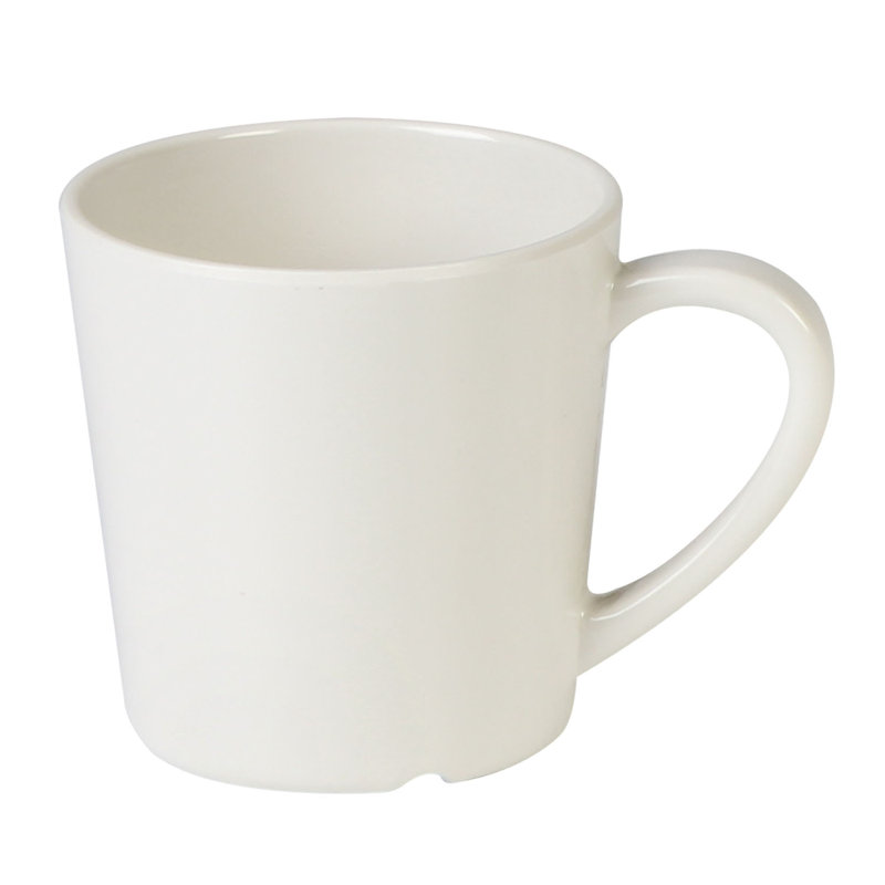 Grande tasse en mélamine 7 onces, Ivoire