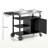 Dakota Fields Bar Cart with Metal Outer Material